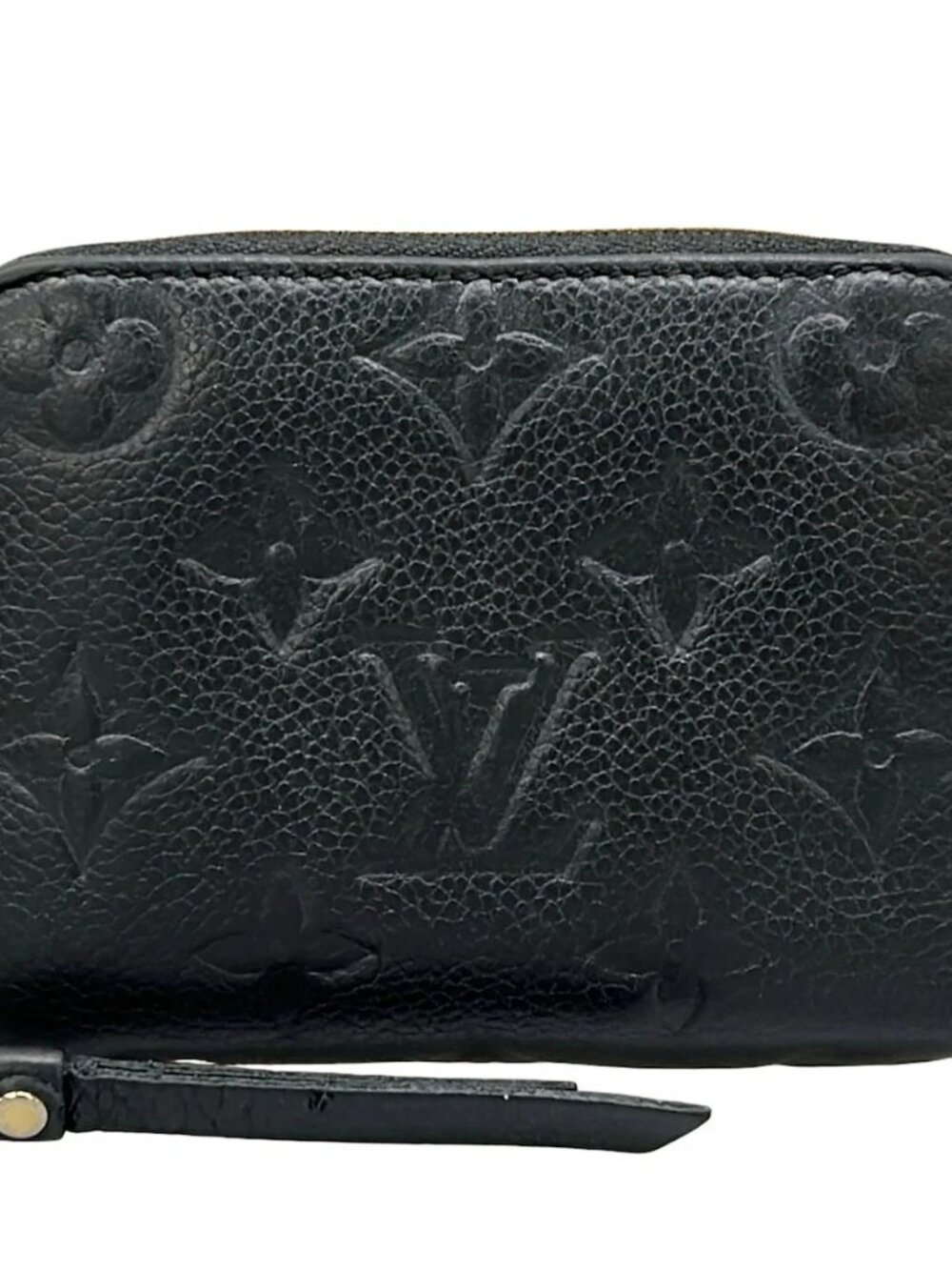 LOUIS VUITTON Zippy Coin Purse M60574 Noir Monogram Empreinte - TS4114